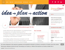 Tablet Screenshot of hagemann-relations.com
